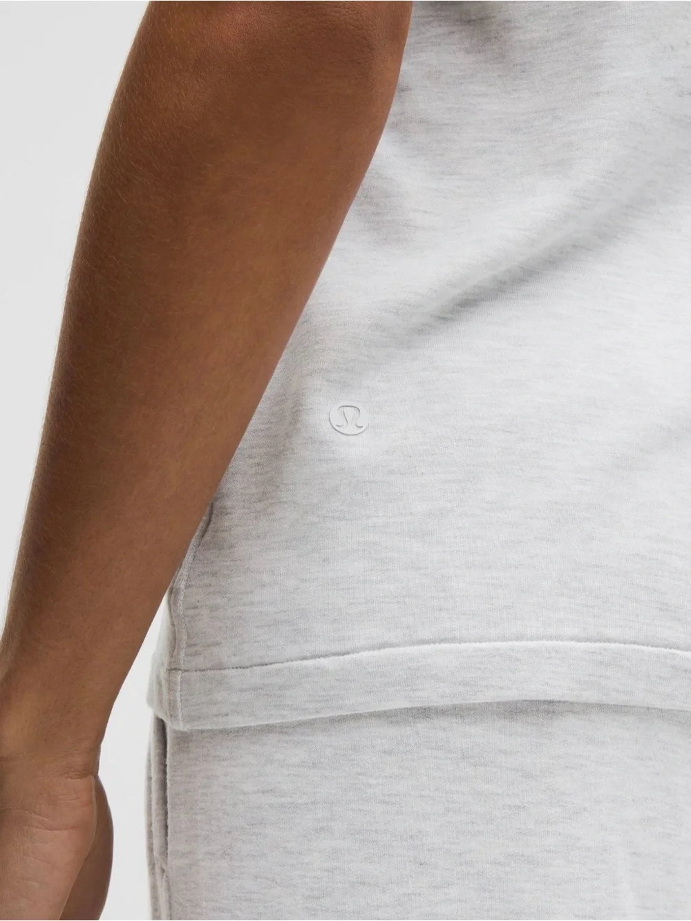 Lululemon BeCalm V-Neck Tank Heathered Grey